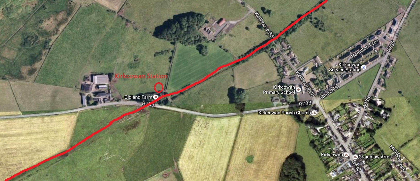 Kirkcowan map